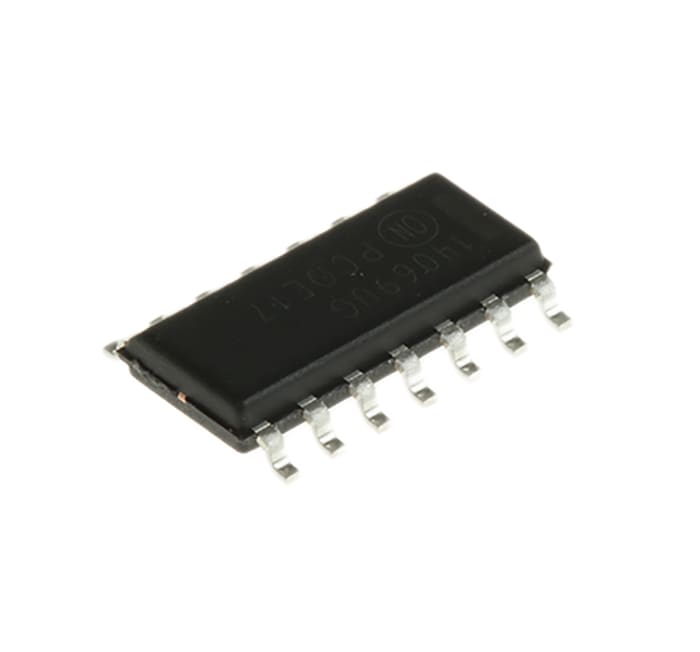 onsemi MC14069UBDR2G Hex CMOS Inverter, 14-Pin SOIC
