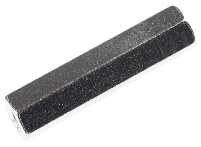 Separador roscado hexagonal Hembra/Hembra RS PRO, M4 x M4, long. 30mm, rosca hembra 10mm, de Latón