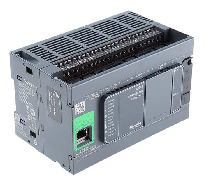 Schneider Electric Modicon M241 Series PLC CPU, Relay Output, 14-Input