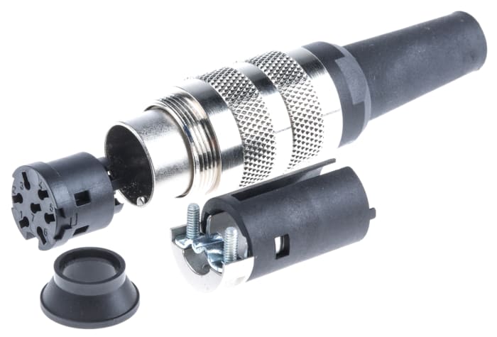 Binder Circular Connector, 7 Contacts, Cable Mount, M16 Connector, Plug, Male, IP40, 581 Series