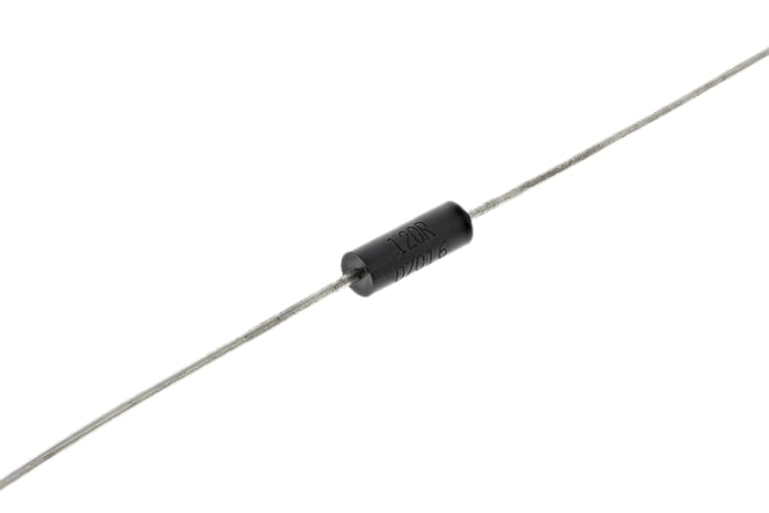 TE Connectivity 120Ω Metal Film Resistor 0.25W ±0.1% UPF25B120RV