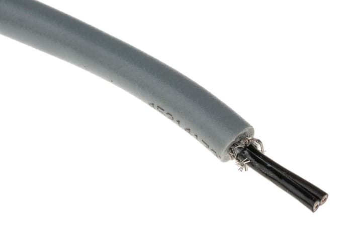 Lapp ÖLFLEX Multicore Cable, 2 Cores, 0.5 mm², Screened, 50m, Grey Polyurethane PUR Sheath, 20 AWG