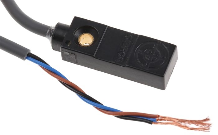 Omron Dikdörtgen Endüktif Sensör Algılama Menzili:3 mm, 27mm, PNP-NO, 12 → 24 V dc, IP67