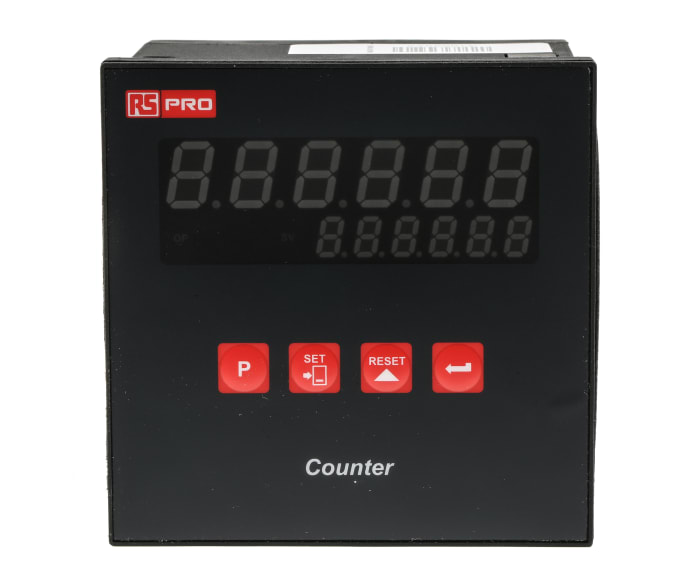 RS PRO Counter, 6 Digit LED, 20kHz, 230 V ac