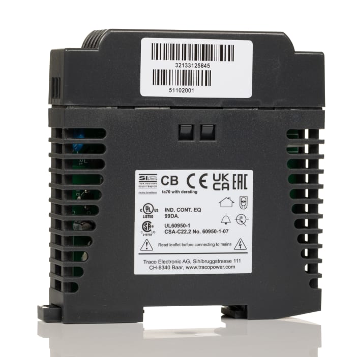 Fuente de alimentación de carril DIN TRACOPOWER, TPC, 1 salida 12V dc 2.2A 26W