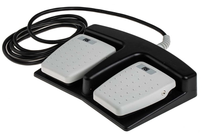 RS PRO General Purpose Momentary Foot Switch - Thermoplastic Case Material, DPST, 3 A Contact Current, 24V Contact