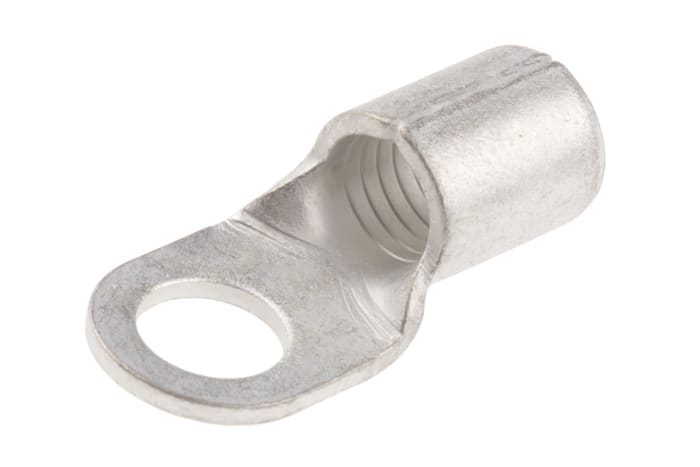 RS PRO Uninsulated Ring Terminal, 6.5mm Stud Size, 16mm² to 16mm² Wire Size