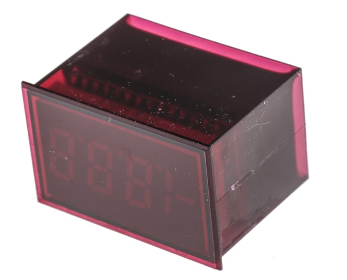 Murata Power Solutions Digital Panel Voltmeter DC, LED Display 3, 3.5-Digits ±0.03 V