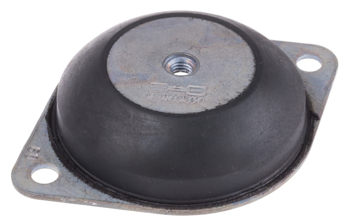 RS PRO Round M8 Anti Vibration Mount with 110kg Compression Load