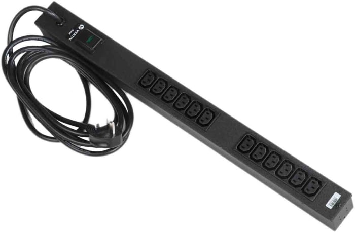 Rallonge électrique RS PRO 3m, 12 prise CEI C13, 230 V, 13A