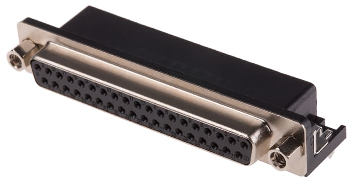 Conector D-sub RS PRO, paso 2.77mm, Ángulo de 90° D-Sub estándar, Montaje en orificio pasante, Hembra, Terminación