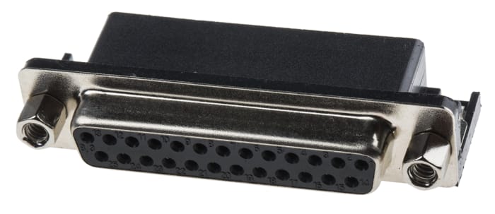 RS PRO 25 Way Right Angle Through Hole D-sub Connector Socket, 2.77mm Pitch, with 4-40 UNC Screwlocks