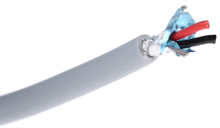 RS PRO Multipair Industrial Cable, 1 Pairs, Screened, 24 AWG, 100m, Screened Shield, LiHCH Cable