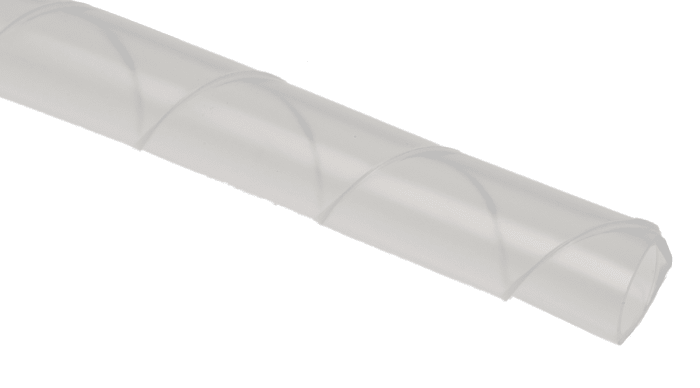 Gaine de câble spiralée RS PRO, Ø 6mm → 8mm, Ø interne 6mm, en Polyéthylène