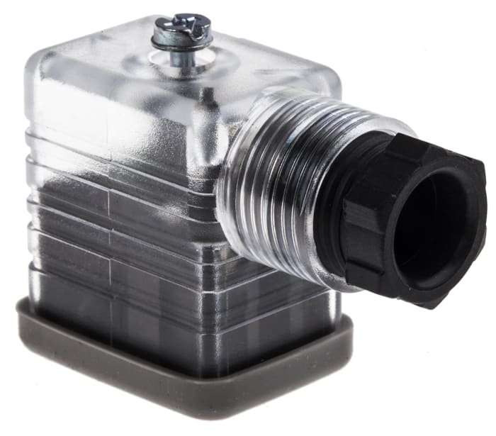 RS PRO RS PRO 2P+E DIN 43650 B, Female Solenoid Valve Connector with