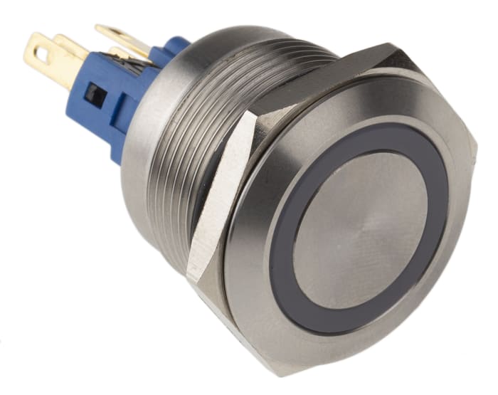 RS PRO RS PRO Illuminated Push Button Switch, Momentary, Panel Mount