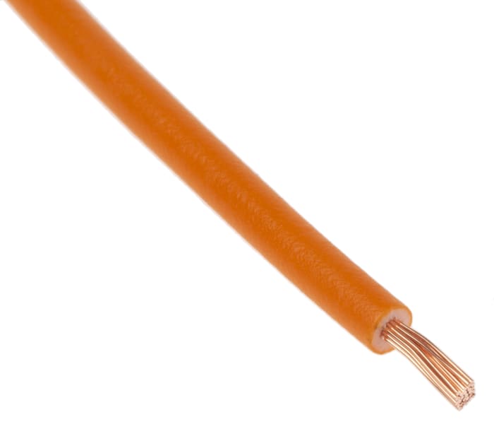 Lapp ÖLFLEX® H05V-K Series Orange 1 mm² Hook Up Wire, 100m, PVC Insulation, 4510093