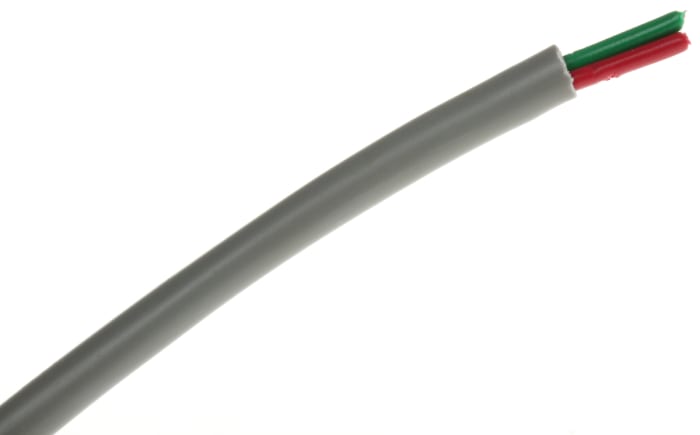 Câble de données RS PRO, 1 paire , 2x 0,64 mm², 22 AWG, Non blindé, 100m