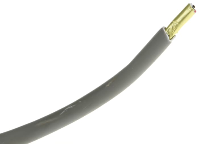 RS PRO Data Cable, 2 Pairs, 4 Cores, 0.22 mm², Screened, 24 AWG, 100m, Tinned Copper Shield, MPOS Cable Cable