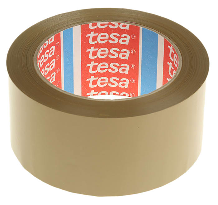 Tesa Brown Packing Tape, 66m x 50mm