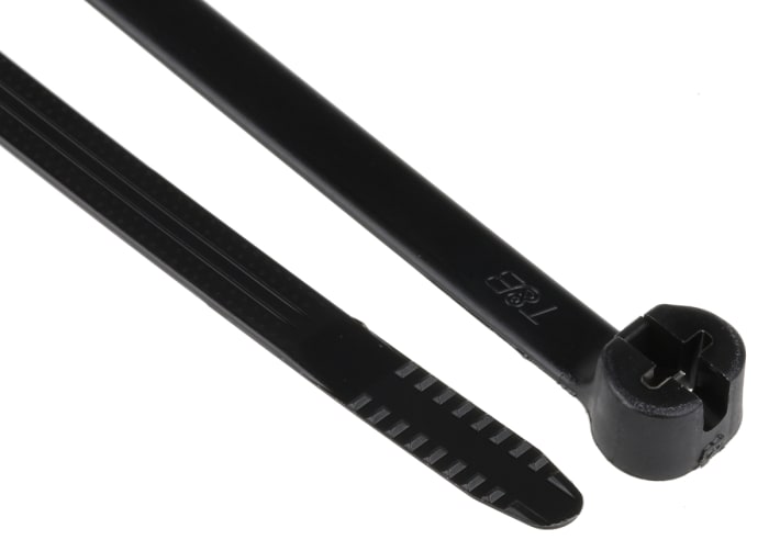Serre-câbles Thomas & Betts Ty-Rap, 340.36mm x 6.9 mm, Noir, en Nylon 66, x 500