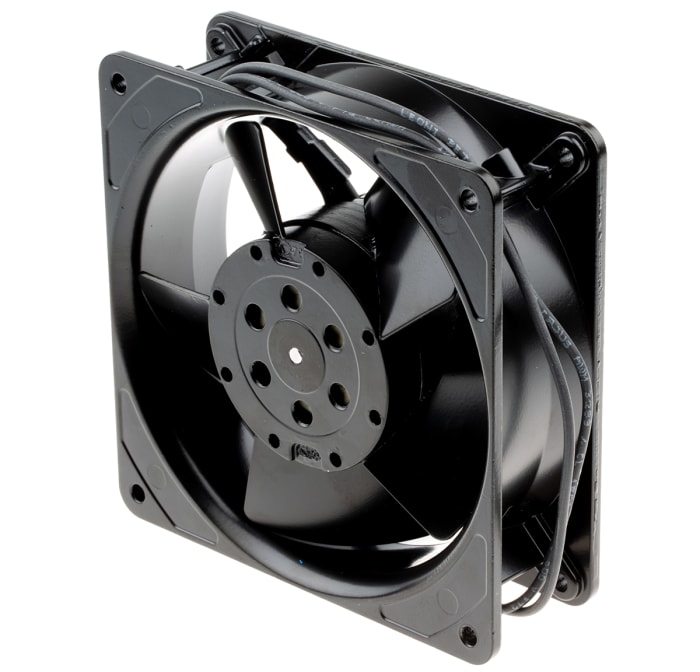Ebm-papst 4000 N AC-Axiallüfter – Gleitlager, 24V AC/19W, 119x119x38mm, 2650 U/min, 148 M³/h, Für Klimatechnik & Lüftung