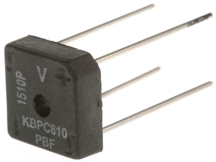 Vishay Bridge Rectifier, 8A, 1000V, 4-Pin