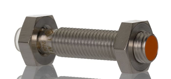 ifm electronic Inductive Threaded Barrel Proximity Sensor, M8, 3 mm Detection, PNP/NPN NO, 10 → 30 V dc