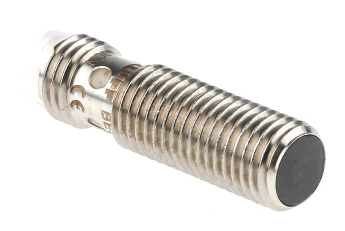 BALLUFF Inductive Threaded Barrel Proximity Sensor, M8, 1.5 mm Detection, PNP NO, 12 → 30 V dc