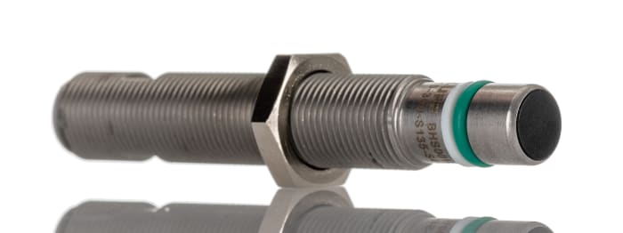 BALLUFF Inductive Threaded Barrel Proximity Sensor, M12, 1.5 mm Detection, PNP NO, 10 → 30 V dc