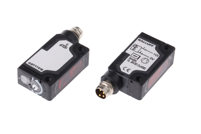 BALLUFF Through Beam Photoelectric Sensor, Block Sensor, 0 → 10 m Detection Range