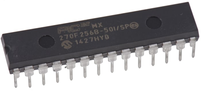 Microchip, 32bit PIC, PIC32MX Microcontroller, 50MHz, 256 kB Flash, 28-Pin SPDIP