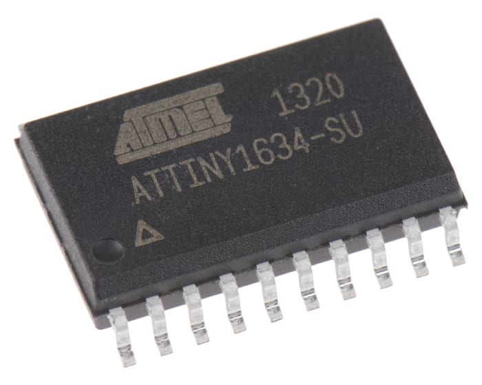 Microchip ATTINY1634-SU, 8bit AVR Microcontroller, ATtiny, 12MHz, 16 kB Flash, 20-Pin SOIC
