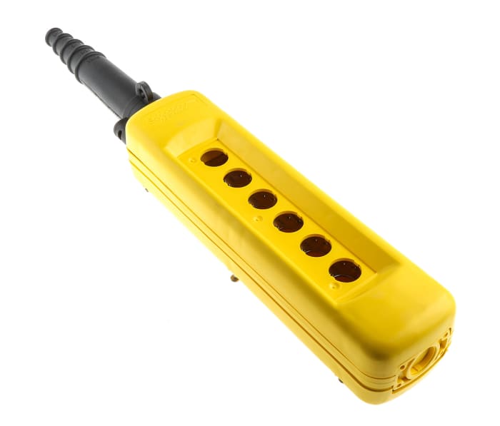 Schneider Electric Control Station Switch, Polypropylene, 6 Cutouts, IP65