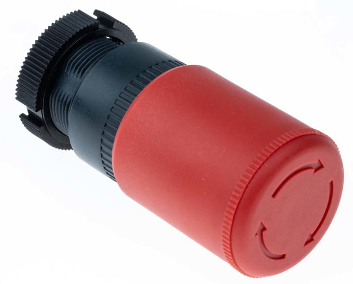 Schneider Electric ZA2 Series Latching Emergency Stop Push Button, 22mm Cutout