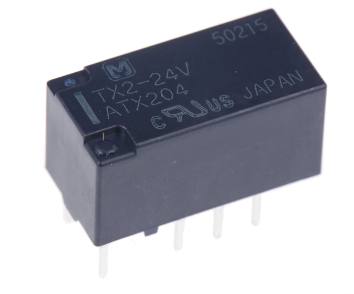 Relais de signal Panasonic G6S 24V c.c., 2 RT, Montage en surface