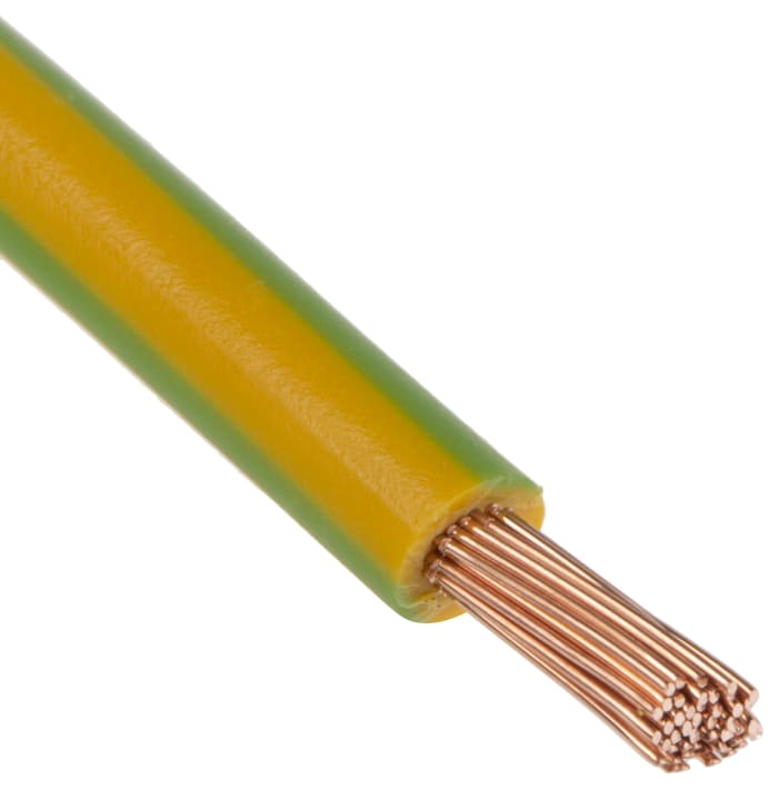 Fils de câblage Lapp, ÖLFLEX®, 4 mm², Vert/Jaune, 100m, 450/750 V