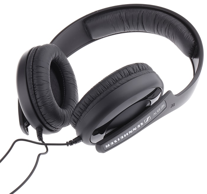 HD 65 TV Sennheiser, Sennheiser HD 65 TV Black Wired Over Ear Headphones, 815-8595