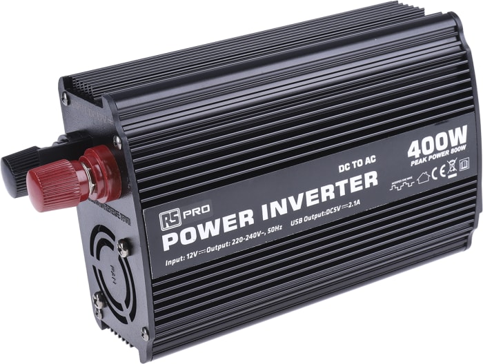 RS PRO, RS PRO Pure Sine Wave 1500W Power Inverter, 12V Input, 230V Output, 179-3333