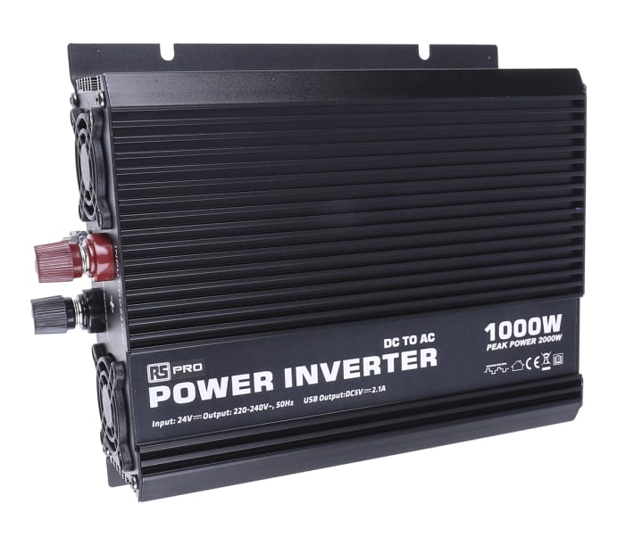 Power Inverter Modified Sine 24V 1kW