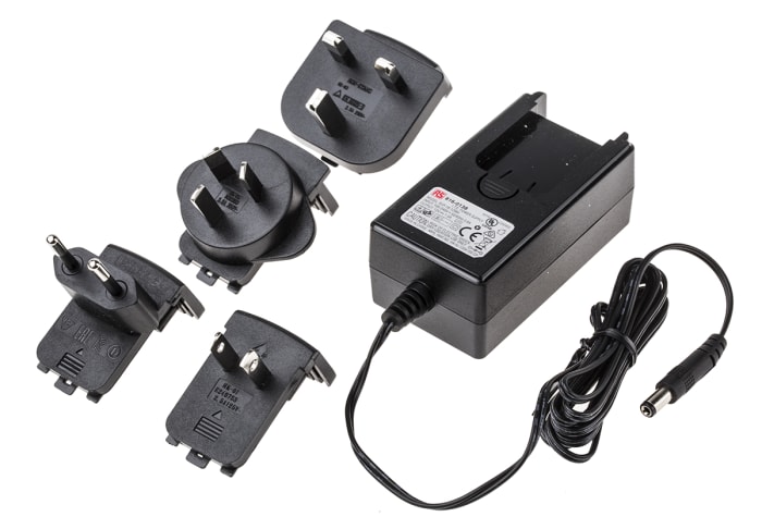 RS PRO 12W Plug In Power Supply 15V dc Output, 10 → 800mA Output