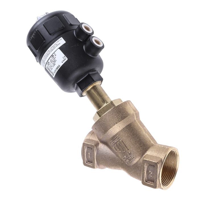 Vanne pneumatique Burkert, Angle, NF, filetage 1-1/2pouce, G