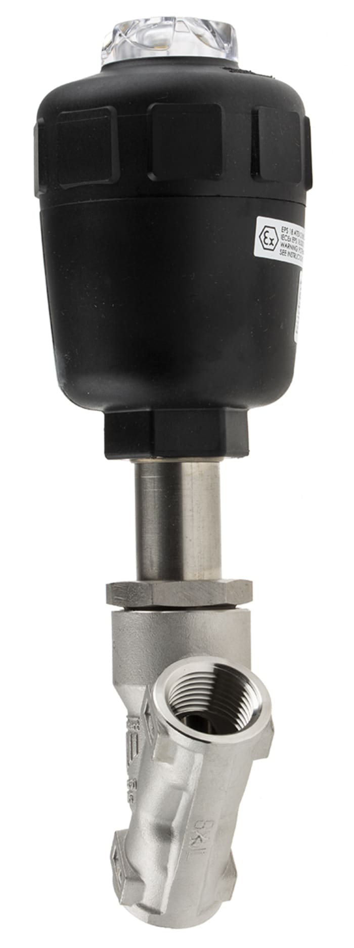 Burkert Angle type Pneumatic Actuated Valve, G 1/2in, 16 bar