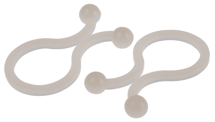 RS PRO Natural Nylon Twister Clip, 13.4mm Max. Bundle
