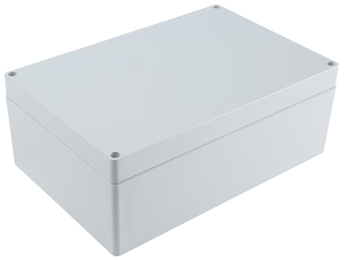 Hammond 1554 Series Grey ABS Enclosure, IP66, Grey Lid, 240 x 160 x 90.5mm