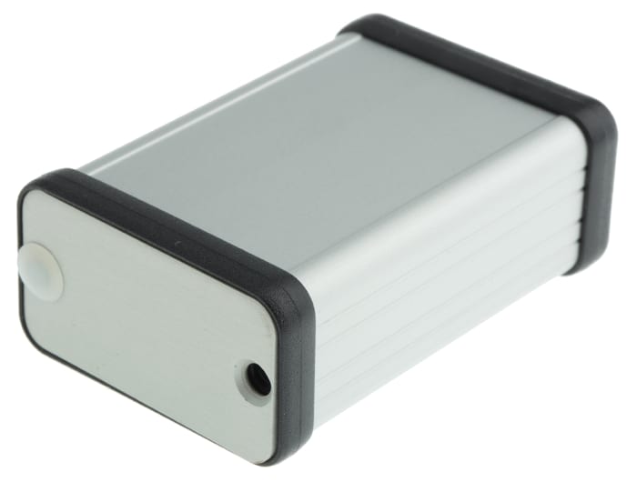 Boîtier Hammond 1455 en Aluminium, 60 x 42.5 x 25.12mm, Argent IP54