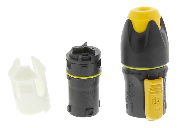 Síťový konektor barva Černá, žlutá, formát pólů: 2P+E, 20A Zásuvka USA, 250 V AC