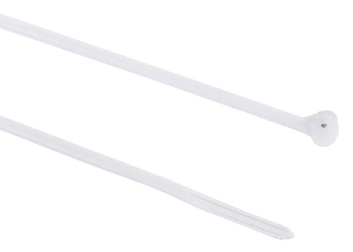 Serre-câbles Thomas & Betts Ty-Rap, 202mm x 2.3 mm, Naturel, en Nylon 66, x 1000