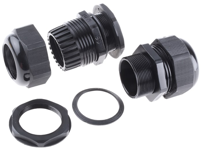 Nylon Cable Gland M40 Black 22-32mm