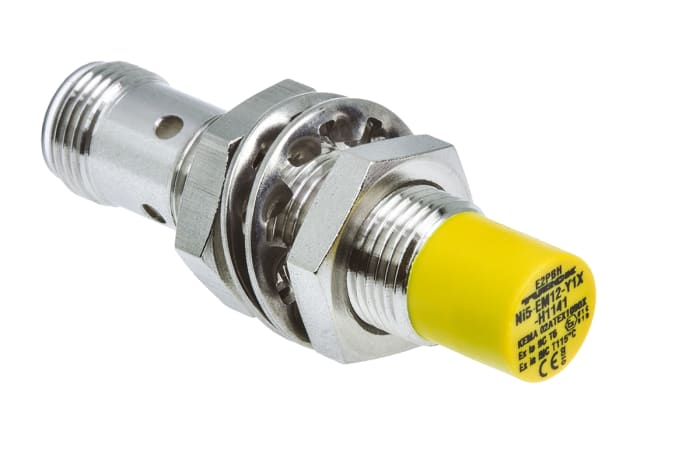 Turck Inductive Threaded Barrel Proximity Sensor, M12, 5 mm Detection, NAMUR, 8.2 V dc